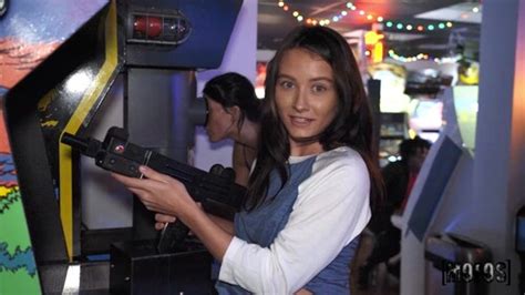 My girl Veronica and me fuck in the arcades